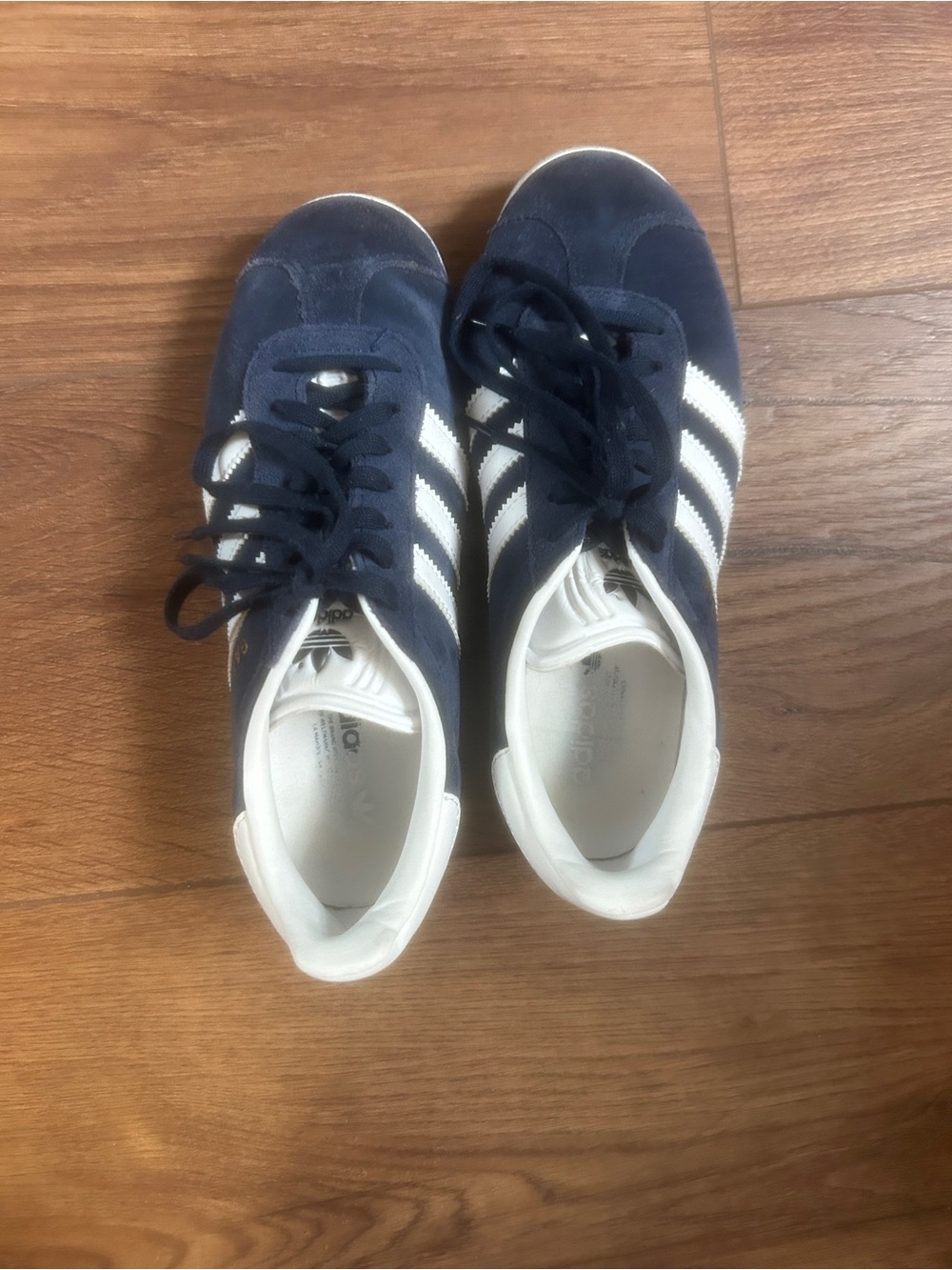Adidas Navy Suede Gazelle Sneakers